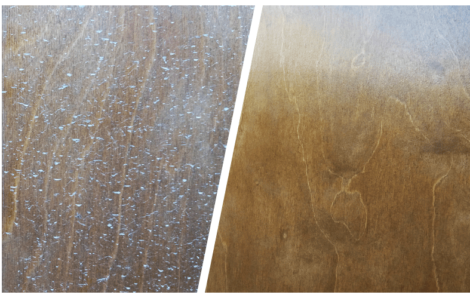 Καθαρισμός ξύλινης επιφάνειας